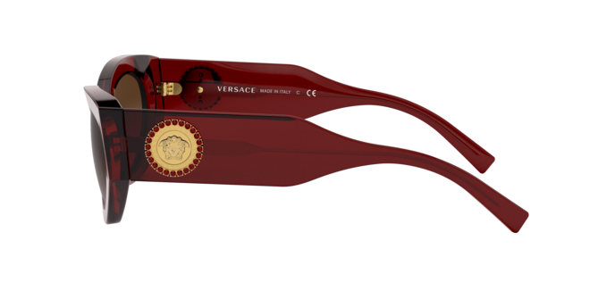 Versace Sunglasses VE4376B TRANSPARENT RED