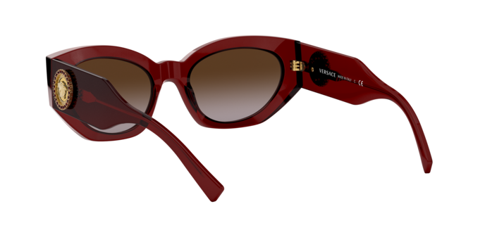 Versace Sunglasses VE4376B TRANSPARENT RED