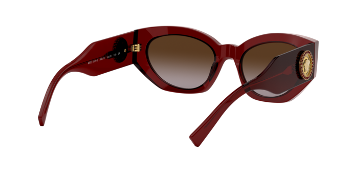 Versace Sunglasses VE4376B TRANSPARENT RED