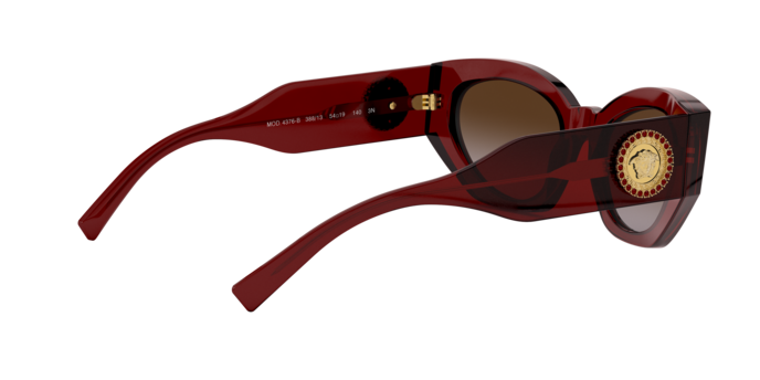 Versace Sunglasses VE4376B TRANSPARENT RED