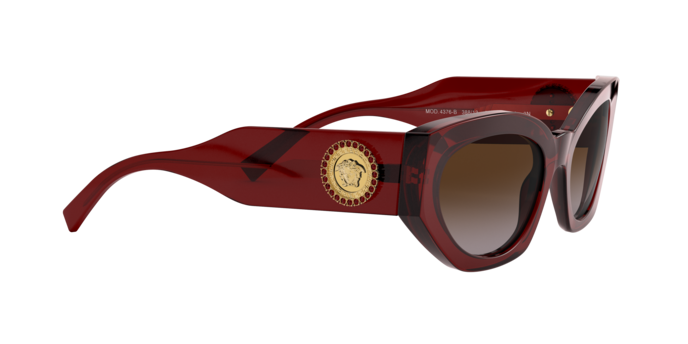 Versace Sunglasses VE4376B TRANSPARENT RED