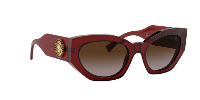 Versace Sunglasses VE4376B TRANSPARENT RED