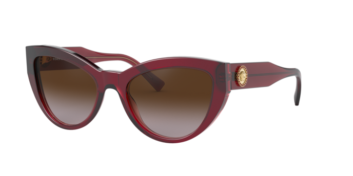Versace Sunglasses VE4381B TRANSPARENT RED