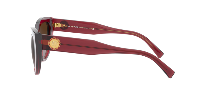 Versace Sunglasses VE4381B TRANSPARENT RED