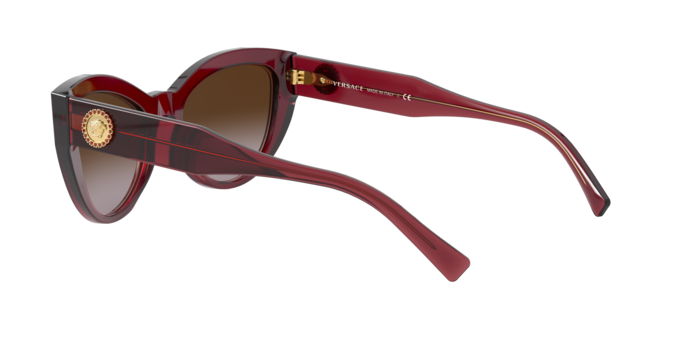 Versace Sunglasses VE4381B TRANSPARENT RED