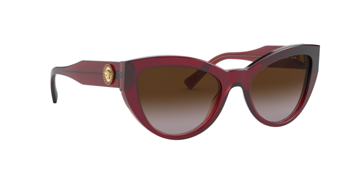 Versace Sunglasses VE4381B TRANSPARENT RED