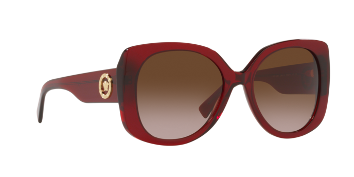Versace Sunglasses VE4387 TRANSPARENT RED