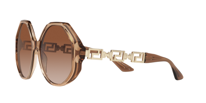 Versace Sunglasses VE4395 TRANSPARENT BROWN