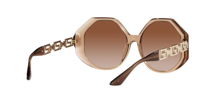 Versace Sunglasses VE4395 TRANSPARENT BROWN