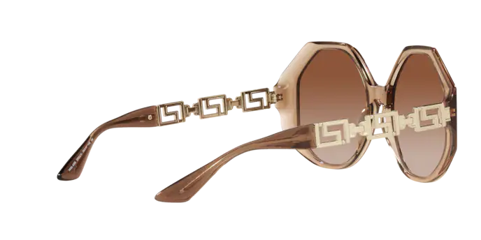 Versace Sunglasses VE4395 TRANSPARENT BROWN
