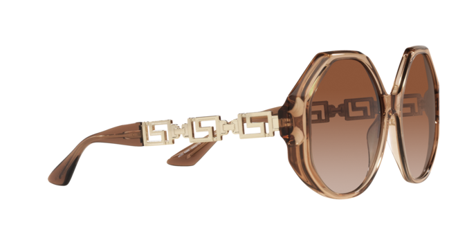 Versace Sunglasses VE4395 TRANSPARENT BROWN