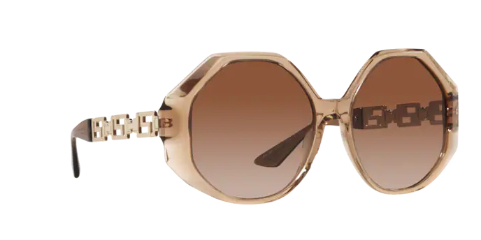 Versace Sunglasses VE4395 TRANSPARENT BROWN