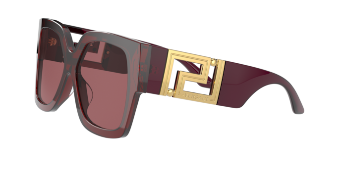 Versace Sunglasses VE4402 TRANSPARENT RED