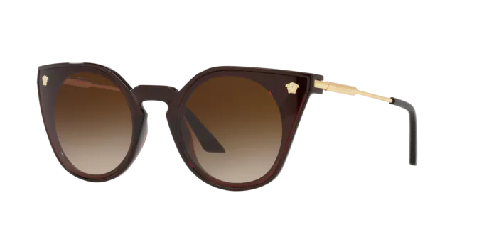 Versace Sunglasses VE4410 TRANSPARENT RED