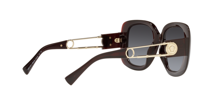 Versace Sunglasses VE4411 TRANSPARENT RED