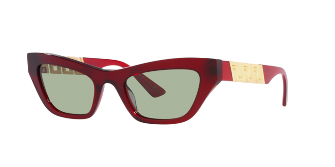 Versace Sunglasses VE4419 TRANSPARENT RED