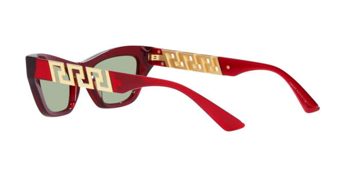 Versace Sunglasses VE4419 TRANSPARENT RED