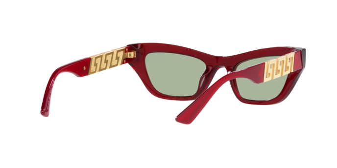 Versace Sunglasses VE4419 TRANSPARENT RED