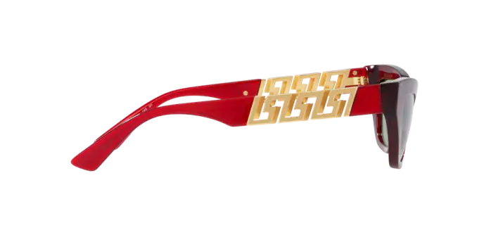 Versace Sunglasses VE4419 TRANSPARENT RED