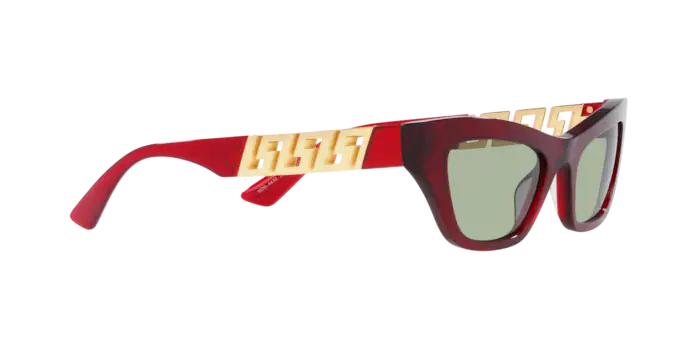 Versace Sunglasses VE4419 TRANSPARENT RED