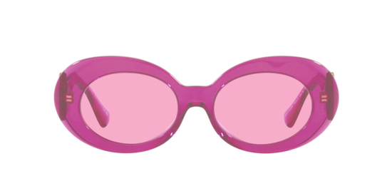 NEWEST VERSACE online VE4426BU 5334/5 TRANSPARENT FUCHSIA SUNGLASSES WITH RHINSTONES