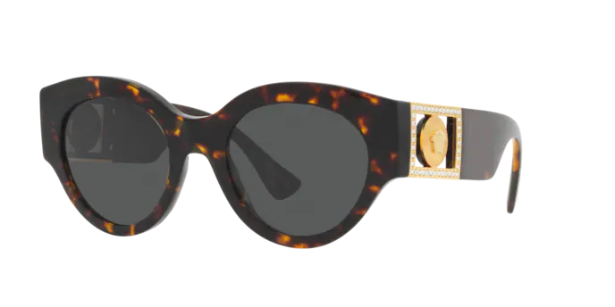 Versace Sunglasses VE4438B DARK HAVANA