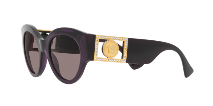 Versace Sunglasses VE4438B TRANSPARENT PLUM