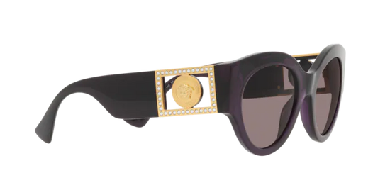 Versace Sunglasses VE4438B TRANSPARENT PLUM
