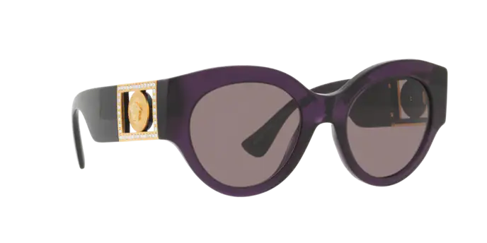 Versace Sunglasses VE4438B TRANSPARENT PLUM