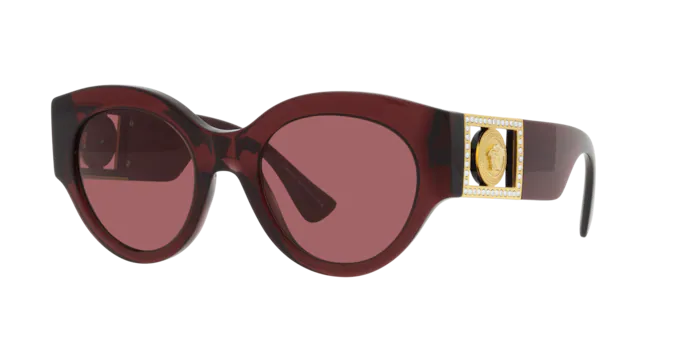 Versace Sunglasses VE4438B TRANSPARENT PARADE RED