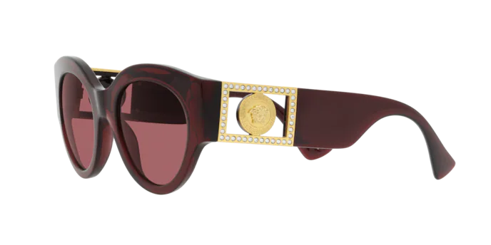 Versace Sunglasses VE4438B TRANSPARENT PARADE RED