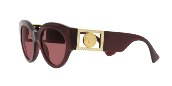 Versace Sunglasses VE4438B TRANSPARENT PARADE RED