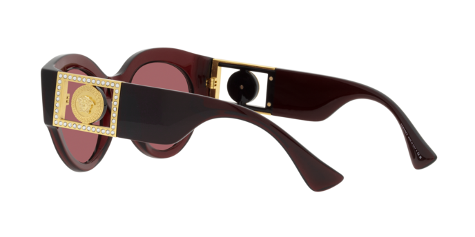 Versace Sunglasses VE4438B TRANSPARENT PARADE RED