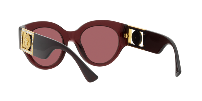 Versace Sunglasses VE4438B TRANSPARENT PARADE RED