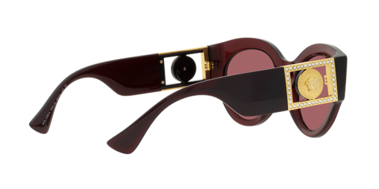 Versace Sunglasses VE4438B TRANSPARENT PARADE RED