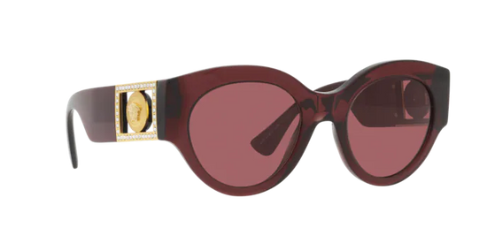 Versace Sunglasses VE4438B TRANSPARENT PARADE RED