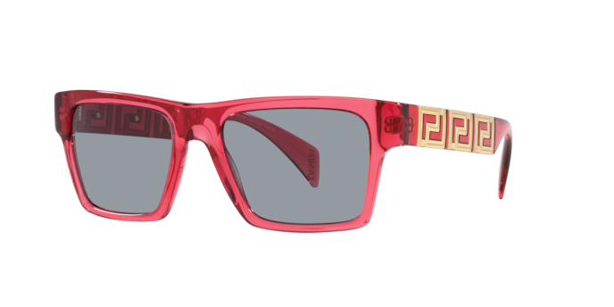 Versace Sunglasses VE4445 TRANSPARENT RED
