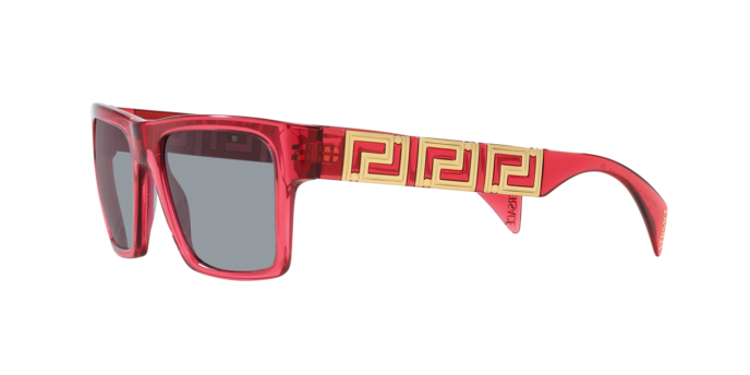 Versace Sunglasses VE4445 TRANSPARENT RED