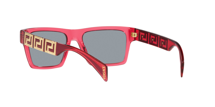 Versace Sunglasses VE4445 TRANSPARENT RED