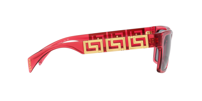 Versace Sunglasses VE4445 TRANSPARENT RED