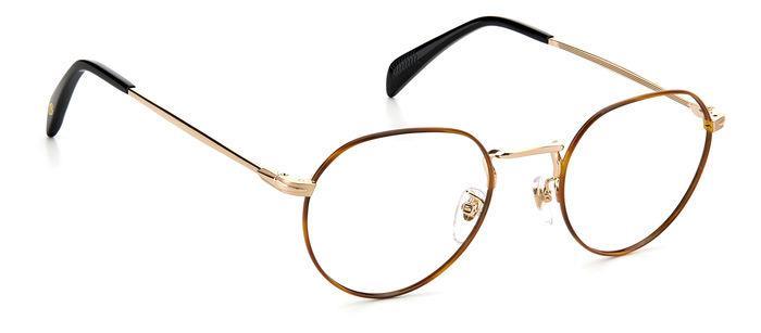 David Beckham DB1023 06J - Gold Havana Eyeglasses | LookerOnline