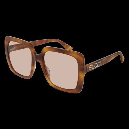 Gucci Gg0418s 005 Havana Sunglasses For Woman Lookeronline