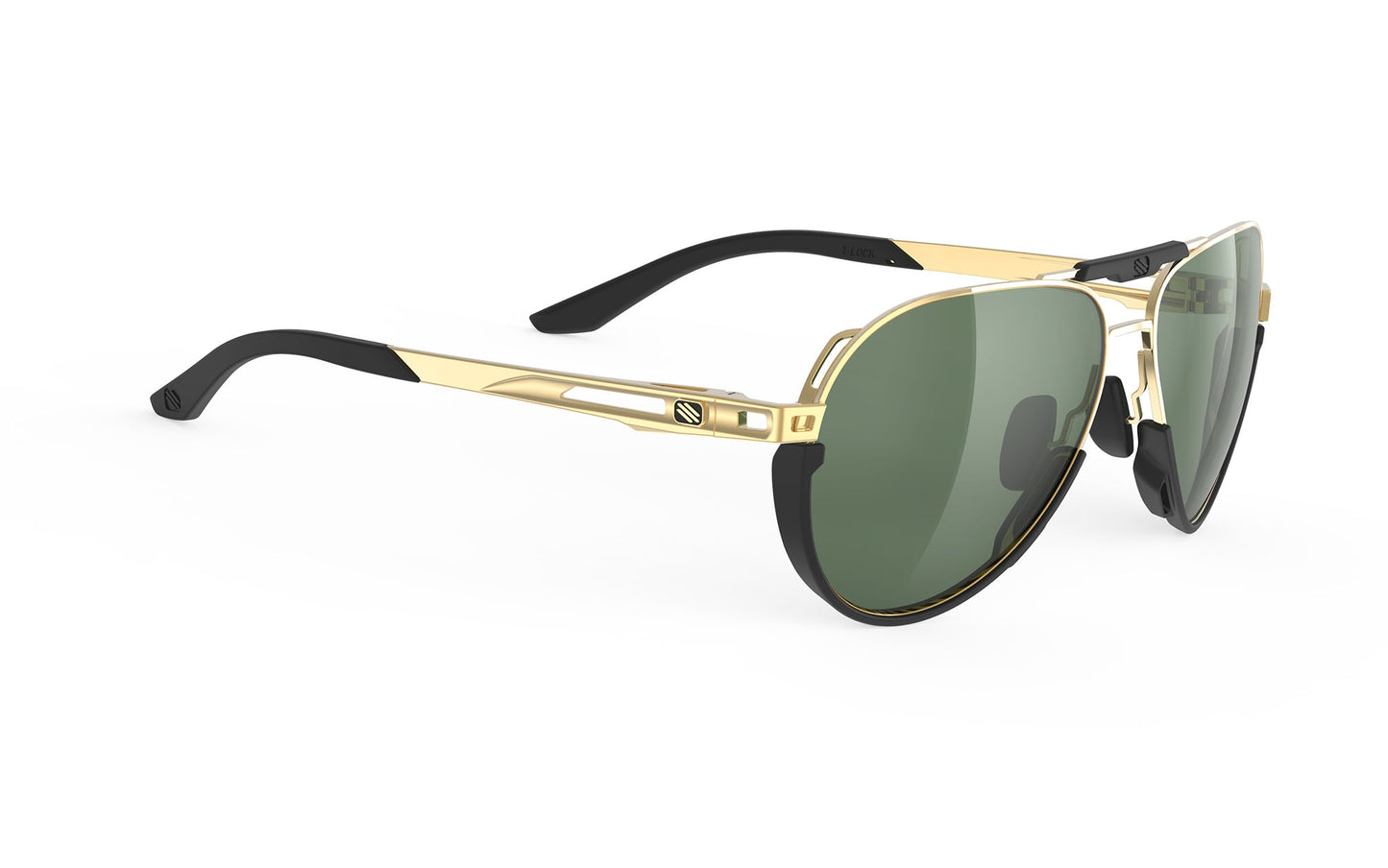 Rudy Project Skytrail Light Gold Shiny - Rp Optics Green Sunglasses