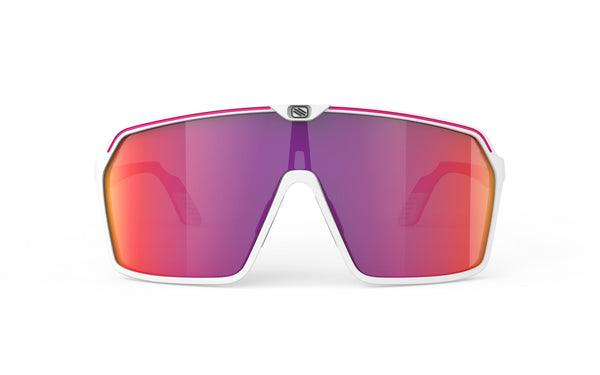 Rudy Project Spinshield Bianco/Rosa Fluo (Opaco) - Rp Optics Multilaser Rosso