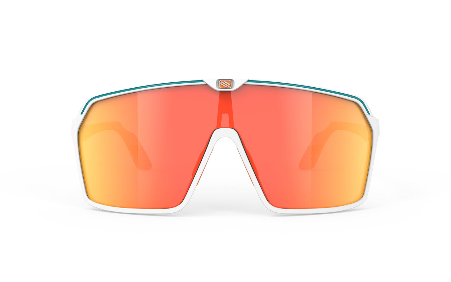 Rudy Project Spinshield White/Emerald (Matte) - Rp Optics Multilaser Orange Sunglasses