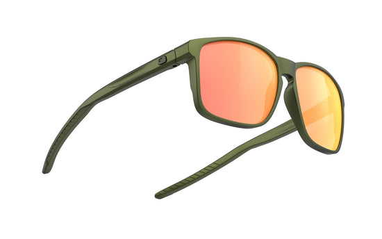 Rudy Project Overlap Olive Metal (Matte) - Rp Optics Multilaser Orange Sunglasses