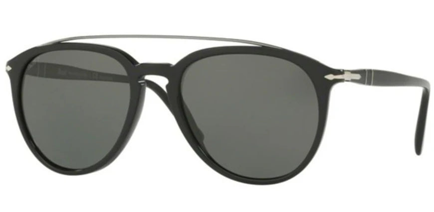 Persol PO3159S 901458 Black – Green Polarized