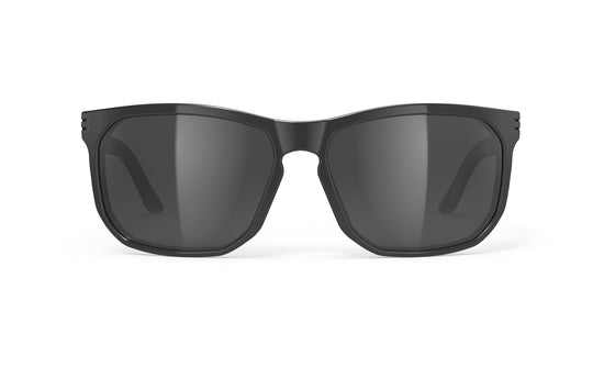 Rudy Project Soundrise Black Gloss - Rp Optics Smoke Black Sunglasses