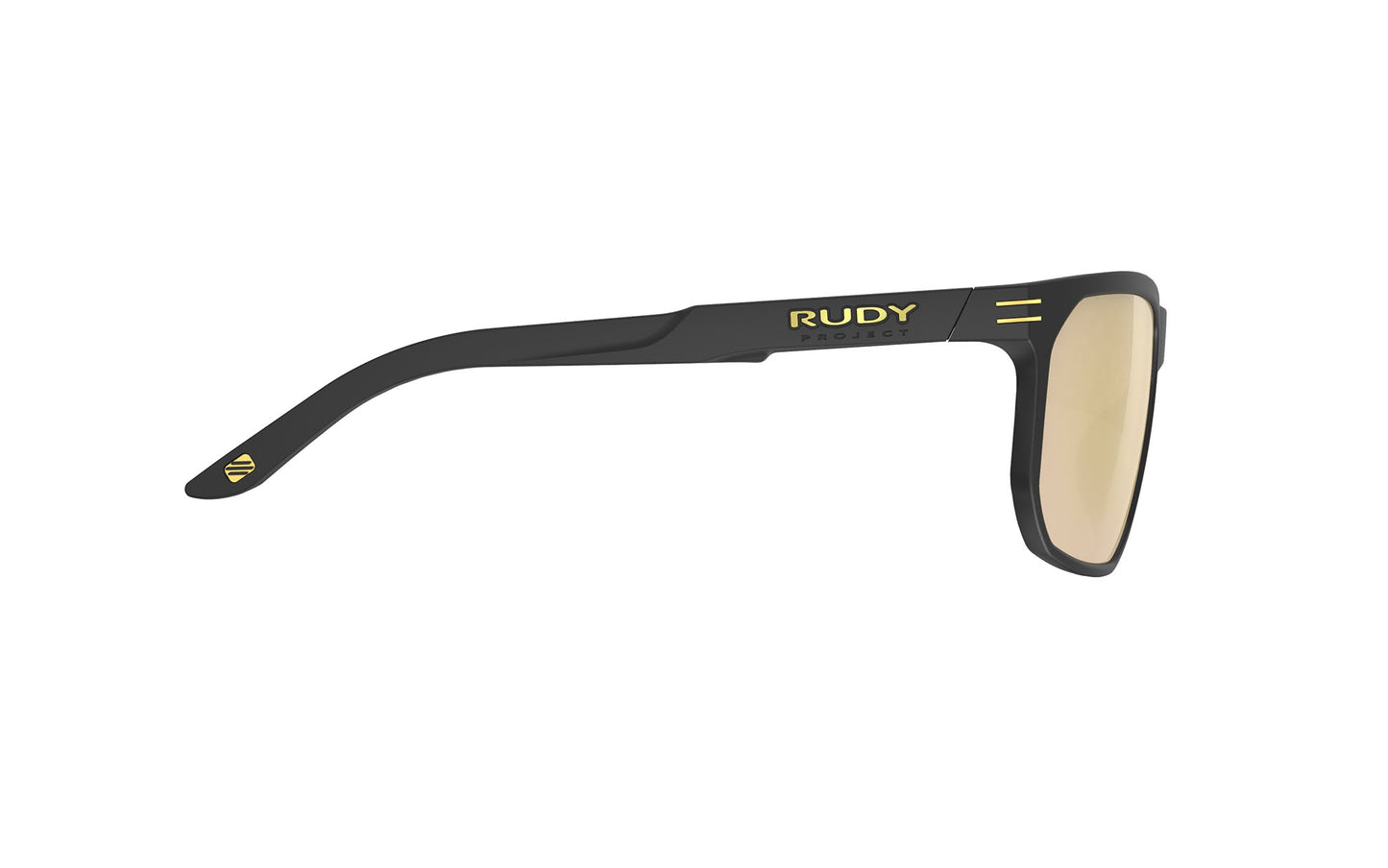 Rudy Project Soundrise Black Matte Ice Gold Pattern - Rp Optcis Multilaser Gold Sunglasses
