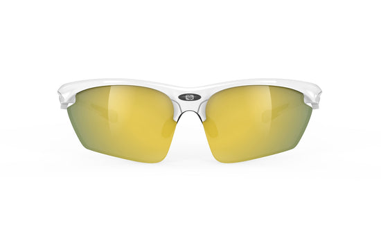 Rudy Project Stratofly White Gloss Rp Optics Ml Yellow Sunglasses